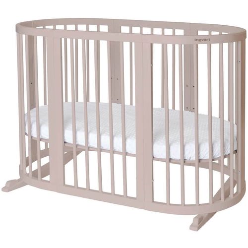 купить Кроватка Ingvart 1727013 Smart Bed Cappucino, 60x72x120cm в Кишинёве 