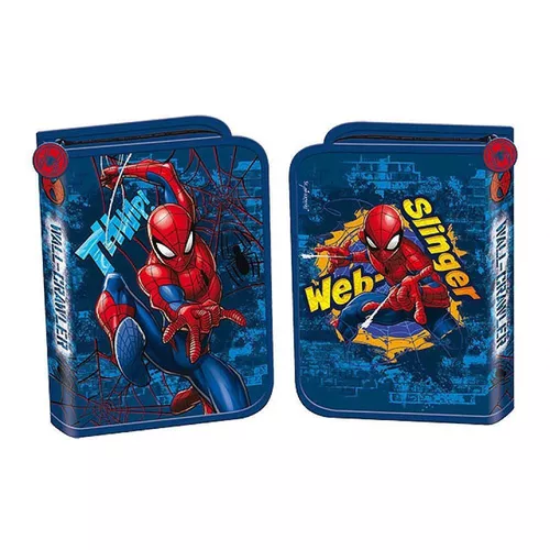 купить Школьный пенал St.RIGHT 57835 Penar 1zip, 20.5x14x3.5cm, Spiderman, textil в Кишинёве 
