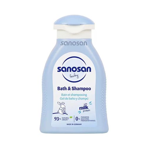 Гель для душа SANOSAN Baby Bath&Shampoo 100 мл (0+) 
