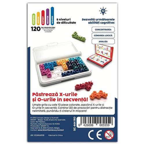 cumpără Joc educativ de masă Ludicus Games SG 444RO IQ XOXO (Ro) în Chișinău 