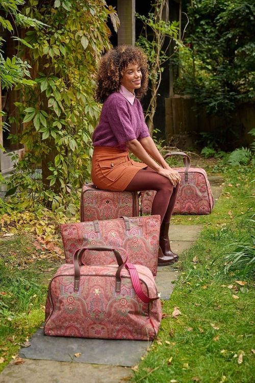 купить Сумка дорожная Pip Studio 51.275.022 Tovy Weekend Bag Large Jabali Red 65x25.5x35cm Red в Кишинёве 