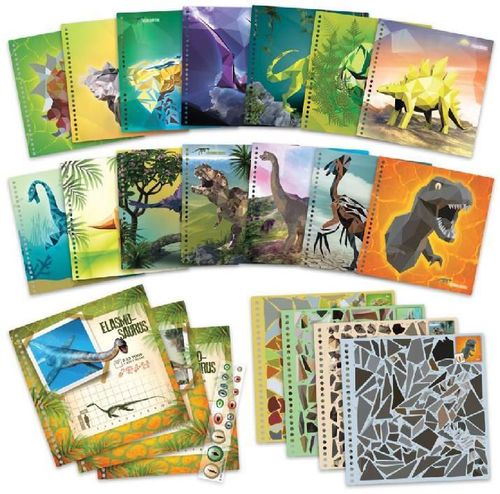 купить Игрушка DinosArt 15202 Creative Book - Sticker-by-Number в Кишинёве 