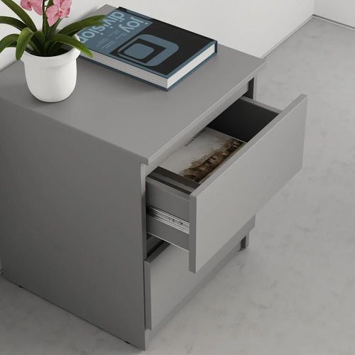 cumpără Noptieră MebelStar NEO 40x43x53 Grey (MBS-1182) în Chișinău 