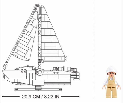 cumpără Set de construcție miscellaneous 10562 Constructor Barca de curse – Rodeo 281 elem. 1190 în Chișinău 