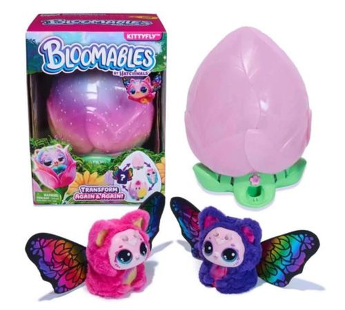 купить Мягкая игрушка Hatchimal 6072450 Alive Interactive toy Bloom Surprise Kittyfly в Кишинёве 