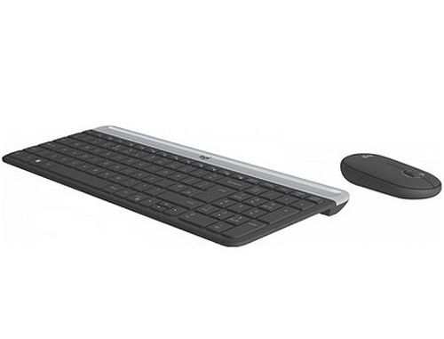 купить Клавиатура+мышь Logitech MK470 Slim Wireless Keyboard and Mouse Combo, Keyboard+Mouse, 920-009206 (set fara fir tastatura+mouse/беспроводной комплект клавиатура+мышь) в Кишинёве 