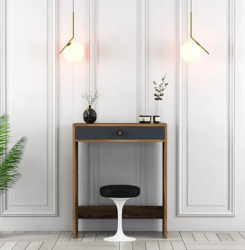 купить Туалетный столик Trendy Lizbon орех, антрацит (туалетный столик) (GTR001446) в Кишинёве 