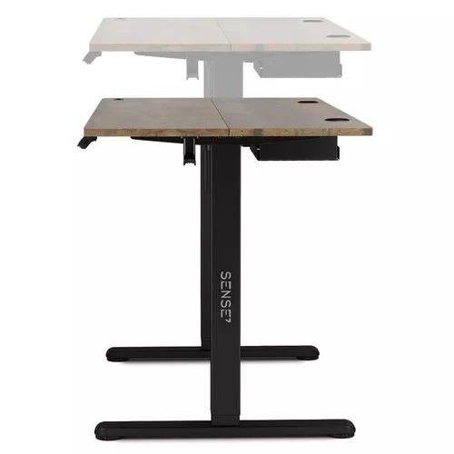 купить Стол компьютерный Sense7 Nojo 120x60 Black Oak в Кишинёве 