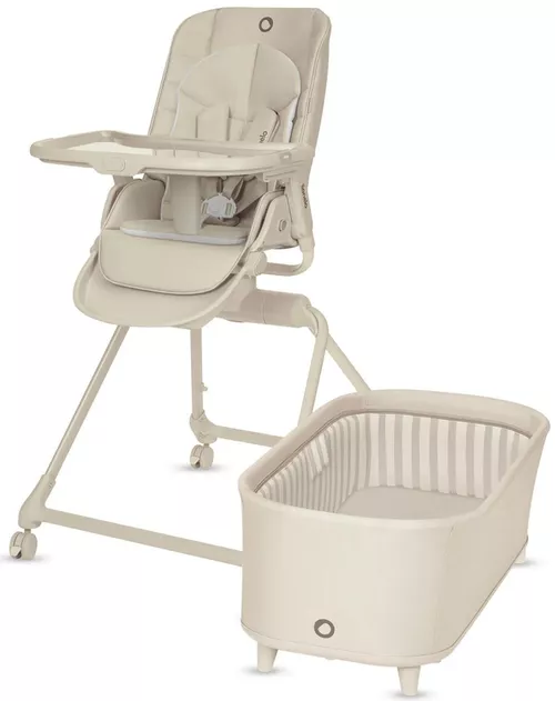 купить Стульчик для кормления Lionelo Maddie Beige 3in1 (set scaun de masa + co-sleeper) в Кишинёве 