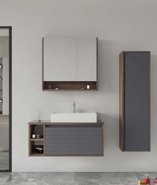 купить Шкаф под умывальник Orka Prato 100 Navaro/Anthracite в Кишинёве 