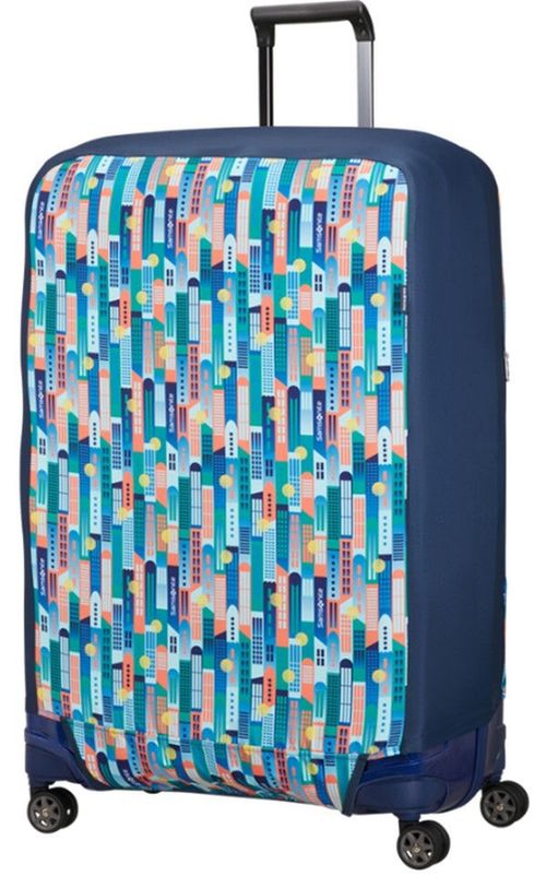 купить Чехол для чемодана Samsonite Ta Revolution, husa pentru valiza XL, City Print (155588/T152) в Кишинёве 