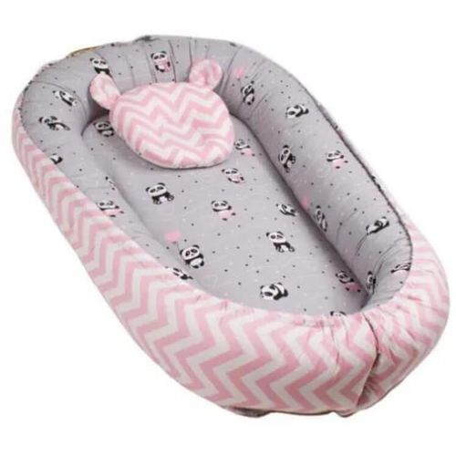 cumpără Cocon pentru bebelusi PernaMea Babynest Panda Roz (PM.100927/5) în Chișinău 