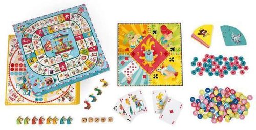 купить Настольная игра Janod J02742 Board game 5in1 в Кишинёве 