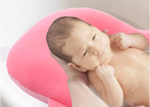 cumpără Cădiță BabyJem 440 Salteluta suport pentru baita Balena Roz, 35x50 cm în Chișinău 