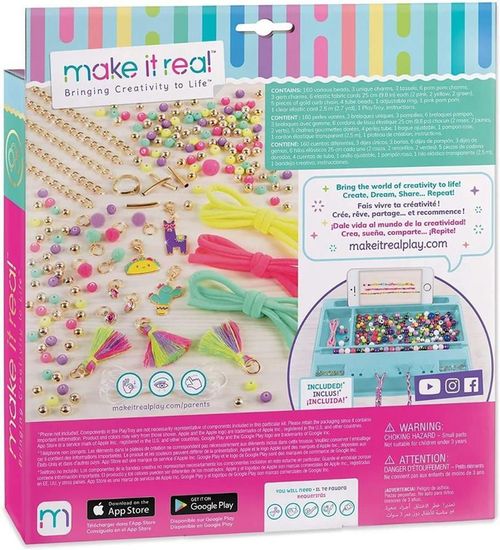купить Набор для творчества Make it Real 1313 Neo-Brite Chains&Charms в Кишинёве 