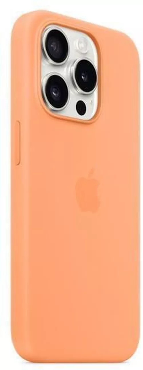 cumpără Husă pentru smartphone Apple iPhone 15 Pro Silicone MagSafe Orange Sorbet MT1H3 în Chișinău 