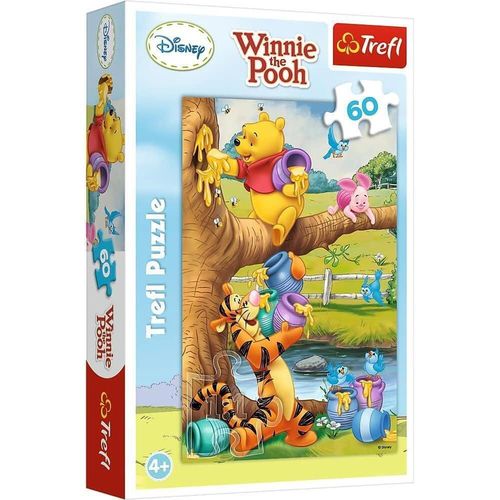 купить Головоломка Trefl 17264 Puzzles 60 A little something Disney Winnie the Pooh в Кишинёве 