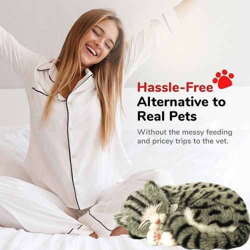 купить Игрушка Perfect Petzzz 92-14 Jucărie interactivă Pisicuța tabby gri в Кишинёве 