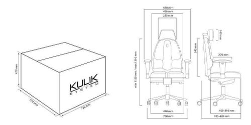 купить Офисное кресло Kulik System Clasic Red Azur в Кишинёве 