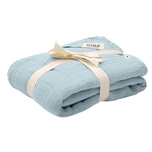 купить Аксессуар для пеленания BIBS 9401231 Paturica de muselina Swaddle Baby Blue, 120x120cm в Кишинёве 