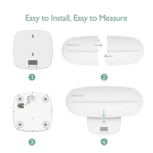 купить Аксессуар для самых маленьких Momcozy AZ001-WH10BA-A Cantar digital cu indicator de inaltime в Кишинёве 