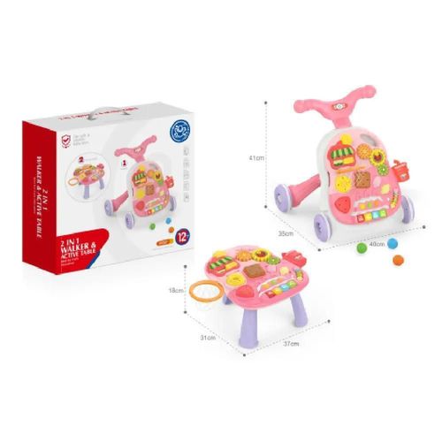 купить Ходунок Huanger (78256) Premergător 2în1 și masă de activități HE0815 в Кишинёве 