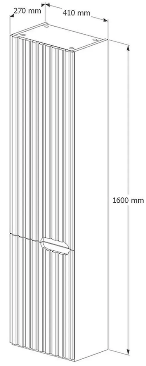 купить Шкаф-пенал miscellaneous BORDO Gri Dr. в Кишинёве 