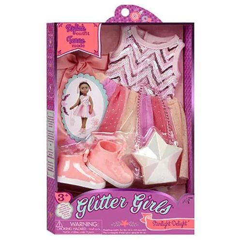 cumpără Păpușă Battat GG50149Z Set imbracaminte Glitter Girls 35 cm Party dress, cod 57434 în Chișinău 