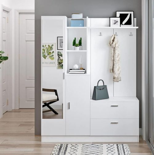 cumpără Mobilă pentru antreu Trendy DD5-W, 140x181x36cm (GTR001392) în Chișinău 