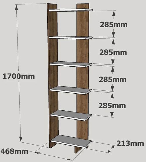 cumpără Raft de birou Hanah Home Order White Walnut în Chișinău 