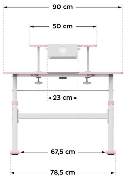 cumpără Masă de birou Mark Adler Biurko Study 4.7 PINK în Chișinău 
