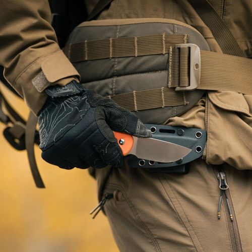 купить Нож походный Civivi C23094-2 Timberbark, G10 portocaliu, teacă Kydex в Кишинёве 