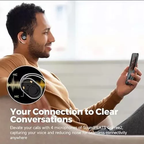 купить Наушники беспроводные SoundPeats Go Free2+ Beige в Кишинёве 