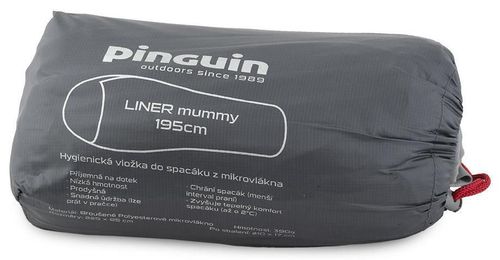 купить Спальный мешок Pinguin Liner Mummy 195 grey в Кишинёве 