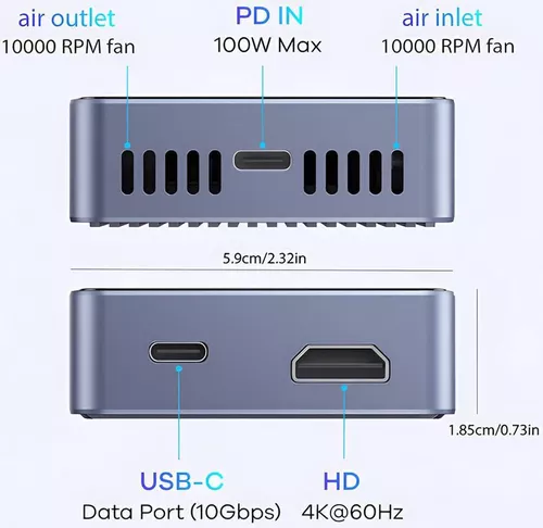 cumpără Boxe exterioare HDD OTTOOPPXIN OTPM2MAG10G Enclosure M.2 2230 NVMe SSD în Chișinău 