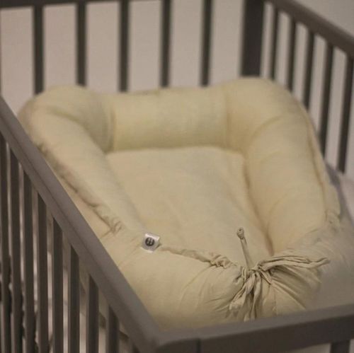 cumpără Cocon pentru bebelusi Petite&Mars 353909 Babynest Feel Safe Dusty Pink, 90x60cm în Chișinău 