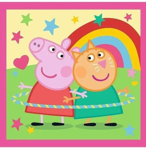 купить Головоломка Trefl 34873 Puzzles 3in1 Peppa and friends, Peppa Pig в Кишинёве 