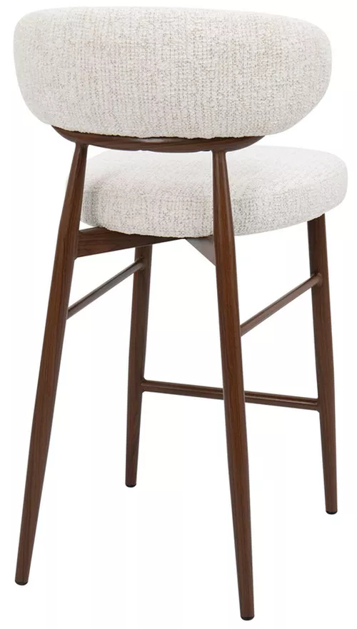 купить Барный стул Deco Lavia Cream (OTE Miami 102) + Wooden Legs в Кишинёве 