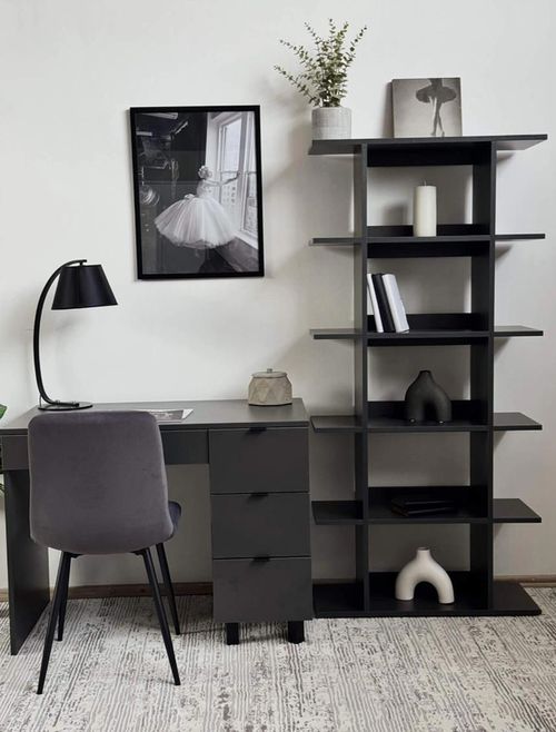 cumpără Raft de birou Fabrik Home Nr.6 Pablo (800x1690x330) Базальт în Chișinău 