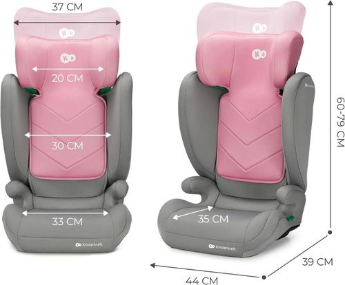 cumpără Scaun auto KinderKraft I-Spark I-Size 100-150cm Kcispa00pnk0000 Pink în Chișinău 