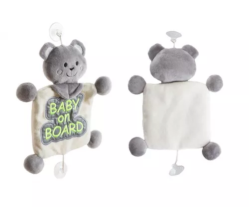 купить Аксессуар для автомобиля BabyJem 875 Jucarie de plus Baby On Board Gri в Кишинёве 