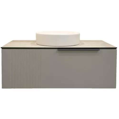 купить Шкаф под умывальник Bayro подвесной Torino 1000 под столешницу light grey в Кишинёве 