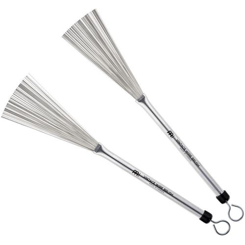 купить Аксессуар для музыкальных инструментов MEINL SB309 Vintage Wire Brush - Periute Tobe/Miner Aluminiu в Кишинёве 