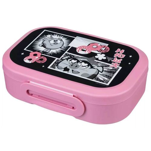 купить Контейнер для хранения пищи Promstore 55028 Lunch-box Plastishka Smesarichi 0.98l, roz в Кишинёве 