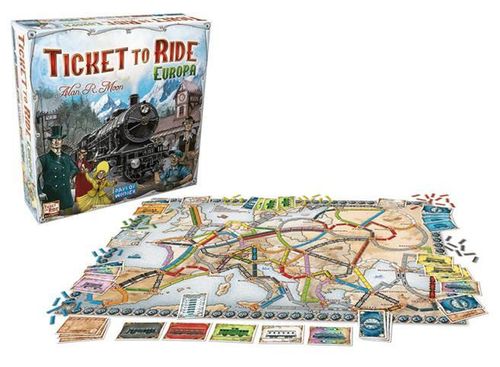 купить Настольная игра Asmodee 721802 Ticket to Ride Europa in Europa" (Days of wonder RO), cod 49965 в Кишинёве 