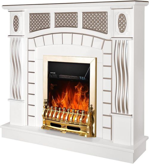 cumpără Șemineu electric ArtFlame Amsterdam wood & Galileo gold în Chișinău 