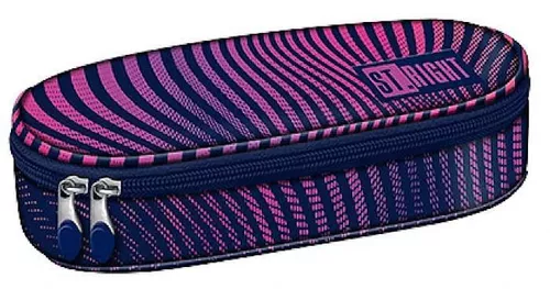 купить Школьный пенал St.RIGHT 57803 Penar 23x9.5x6cm, Violet Gradient Wave в Кишинёве 