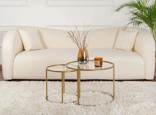 купить Журнальный столик Trendy Set masuta de cafea, Tokyo, Aur, 60x43x60cm в Кишинёве 