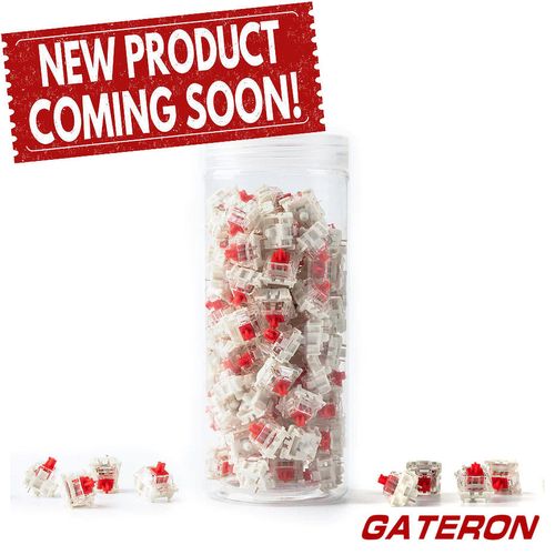 купить Переключатель Gateron G Pro 3.0 Switch Mechanical Red Switch Set - 110 pcs, G180 (Аксессуары для клавиатуры Keychron) в Кишинёве 