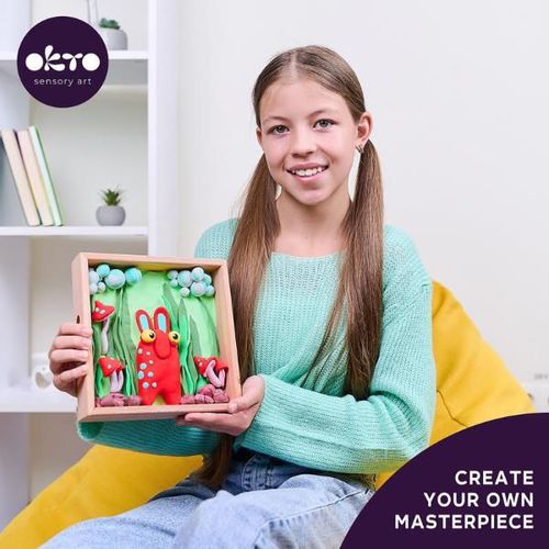 cumpără Set de creație Okto 20031 DIY Set de plastilină ușoară Lumi mici Trol în Chișinău 